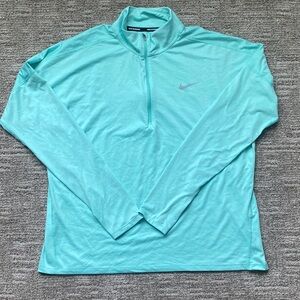 Nike Turquoise Half-Zip Pullover